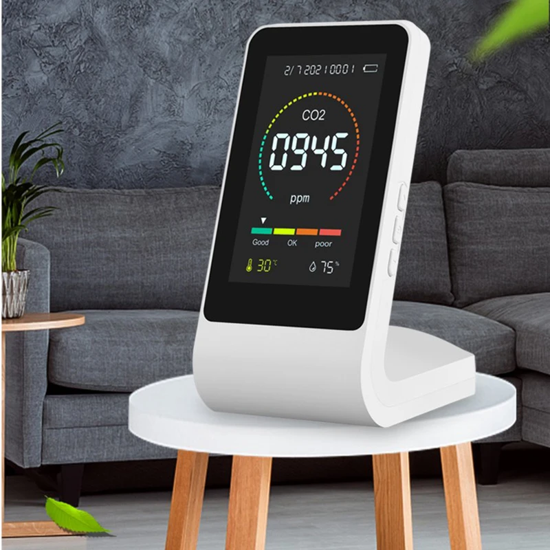 Настольный портативный мини-детектор углекислого газа Ndir Medidor De Co2 измеритель датчик монитор детектор качества воздуха