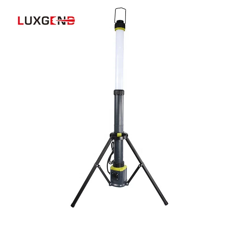collapsible long strip light AC Plug-in Tripod work light 360 Degree Beam Angle flood lamp