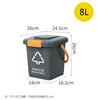 Gray sealing cap 8 liters with handle Other waste
