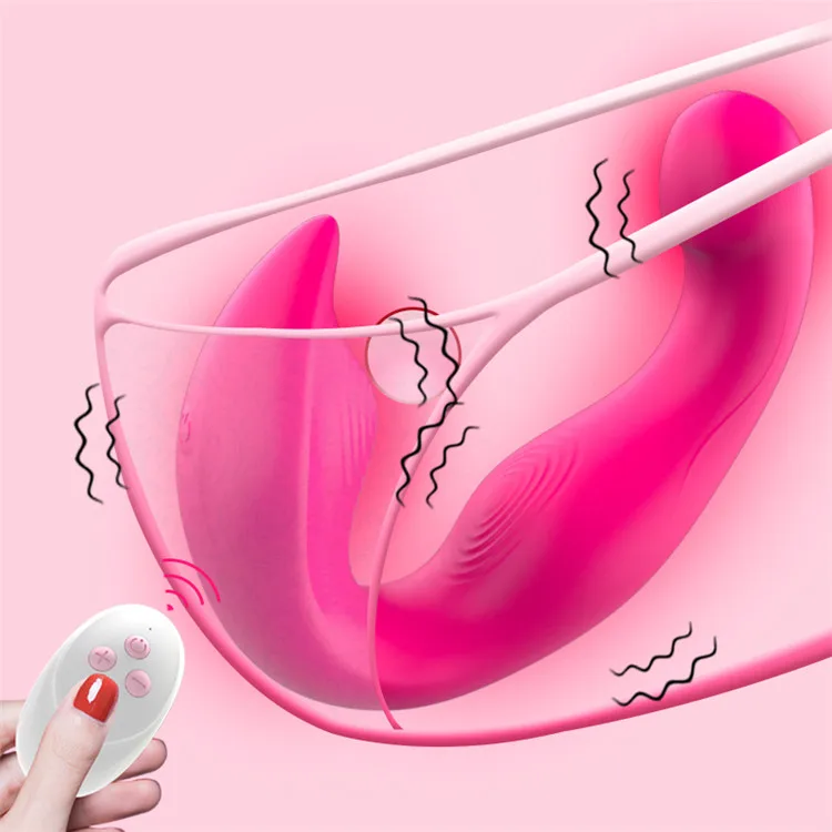 女性性用品g点阴蒂刺激器阴部按摩u形隐形内裤假阴茎无线遥控可穿戴振动器 - Buy Wearable Vibrator,Wearable Panty Vibrator,Wearable Vibrator Wireless Remote Product on Alibaba.com