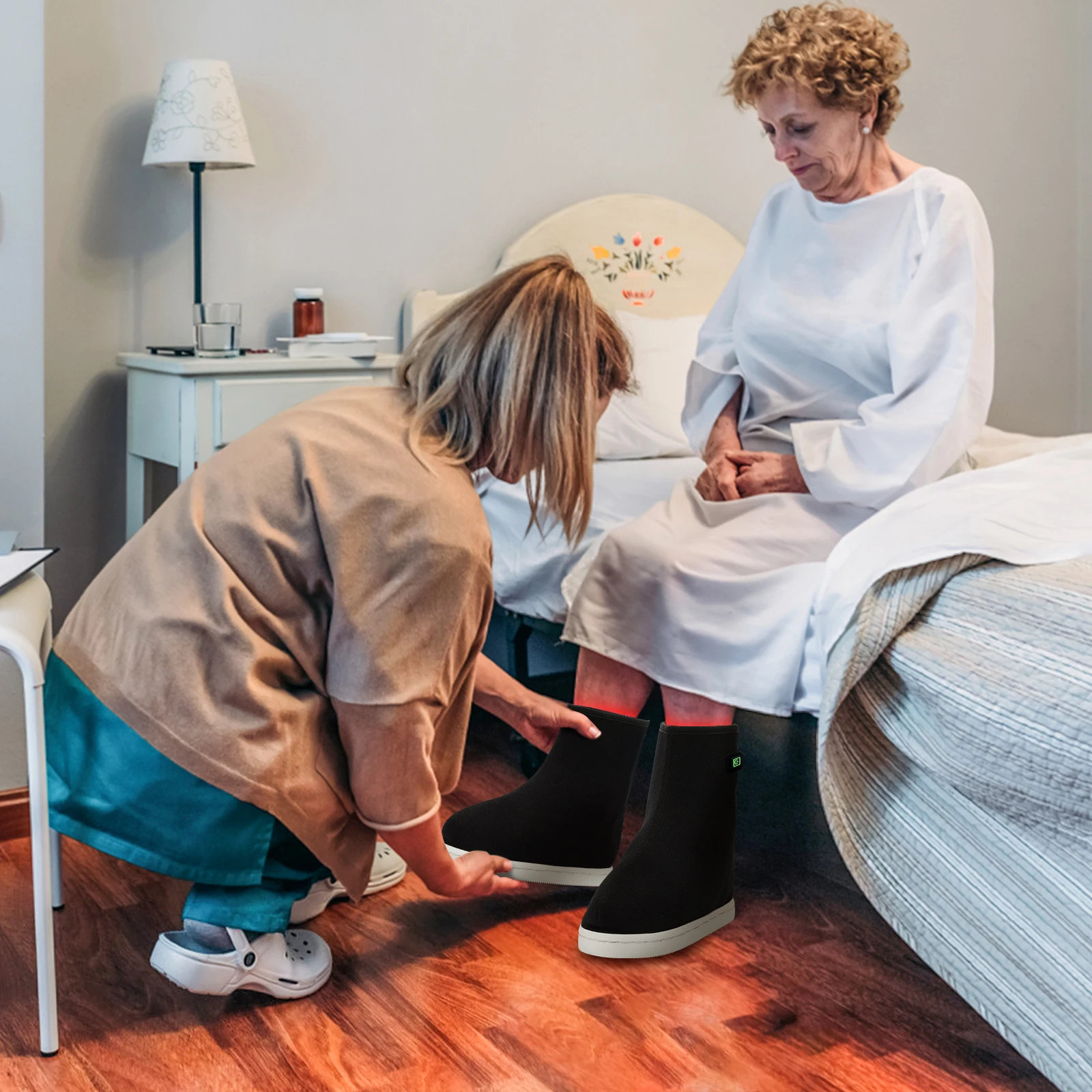 The Red Light Therapy Shoes For Neuropathy Pain Relieving Flexible Led