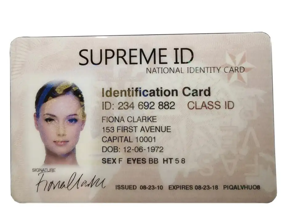 pvc card driving licence