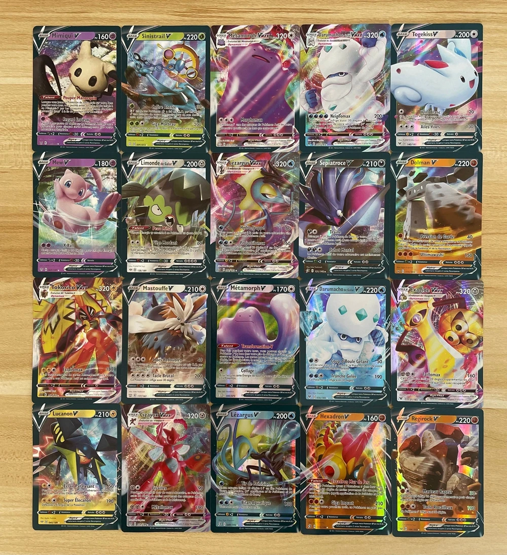 are there french pokemon cards French Pokemon TCG V Vmax Shining Cards