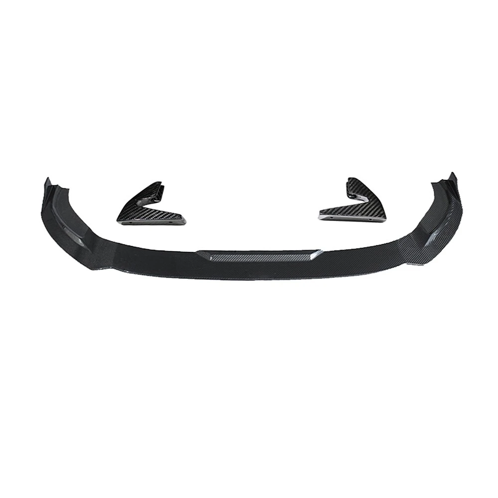 New Universal Front Lip Spoiler Dry Carbon Fiber Front Bumper Diffuser For Audi A5 S5 PA B9.5