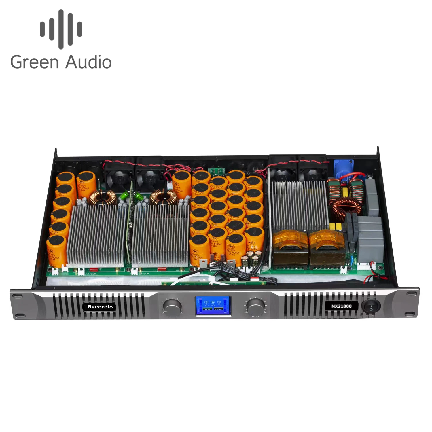 GAP-NX21800 デジタルパワーアンプ 2700W*2 8Ω クラスD設計