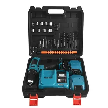 Practical impact drill equipped a variety of models of 21V lithium high-power electric drill tool set
