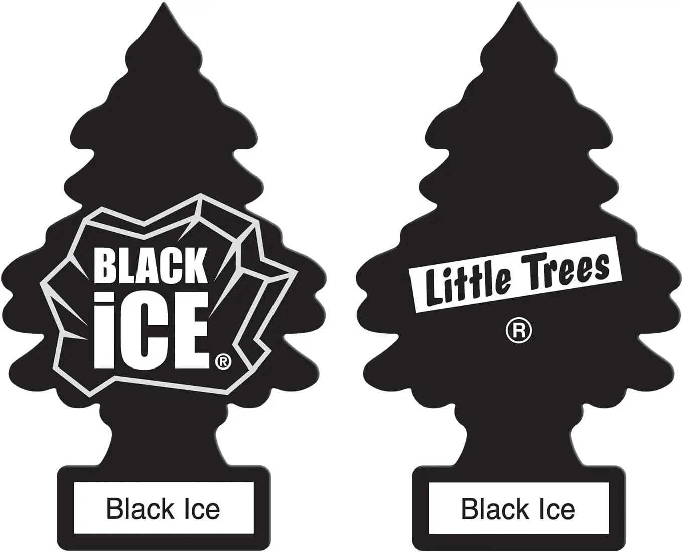 Little Trees Air Freshener Tree Black Ice Fragrance For Car Home Boat ...