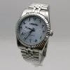Silver Case+Blue Dial