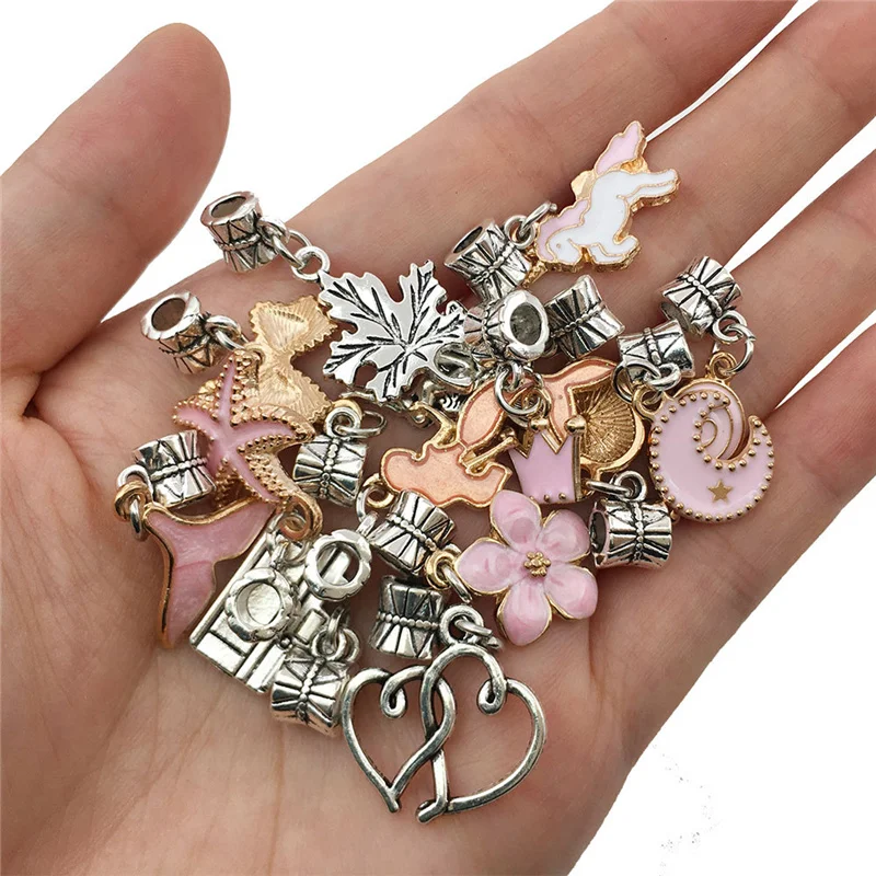 Hot Selling Jewelry Making Kit With Beads Charms Bracelet Necklace DIY Crafts Gifts Set for Girls Kids