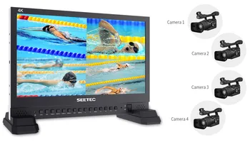 SEETEC 4K156-9HSD 15.6INCH 3G HD SD SDI Inputs Full hd Screen Multi Camera Studio Use 4k Broadcast Monitor product image