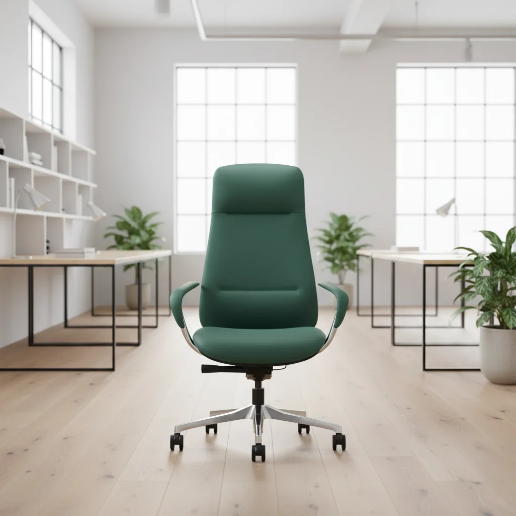 Premium Modern Ergonomic Leather Water Transfer Executive Chair 3