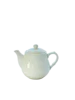 White 400 ml tea pot