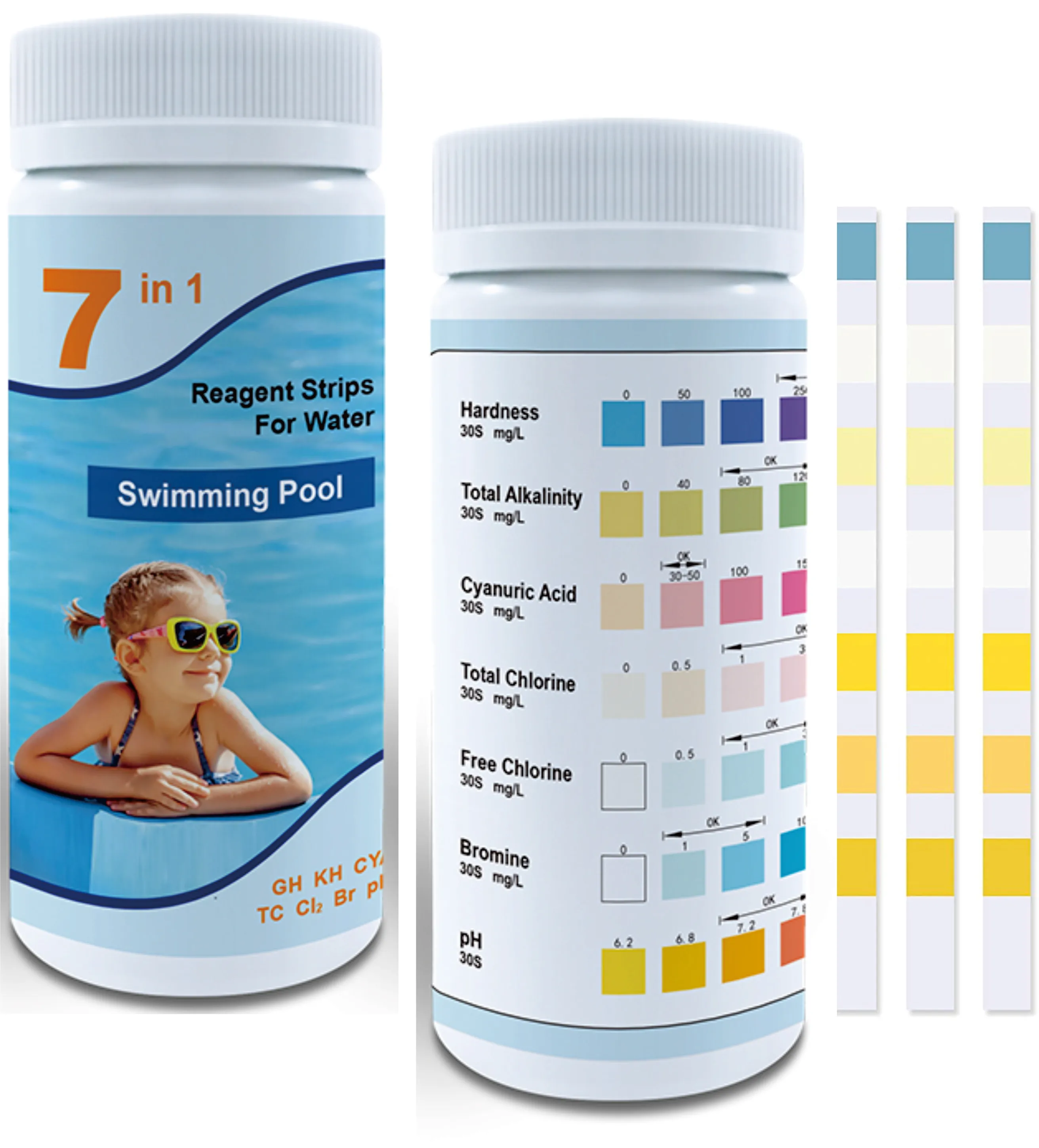 All New 2024 Pool And Spa Test Strips 7 In 1 150 Pool Test Kit Hot Tub Test Strips Buy All 2013