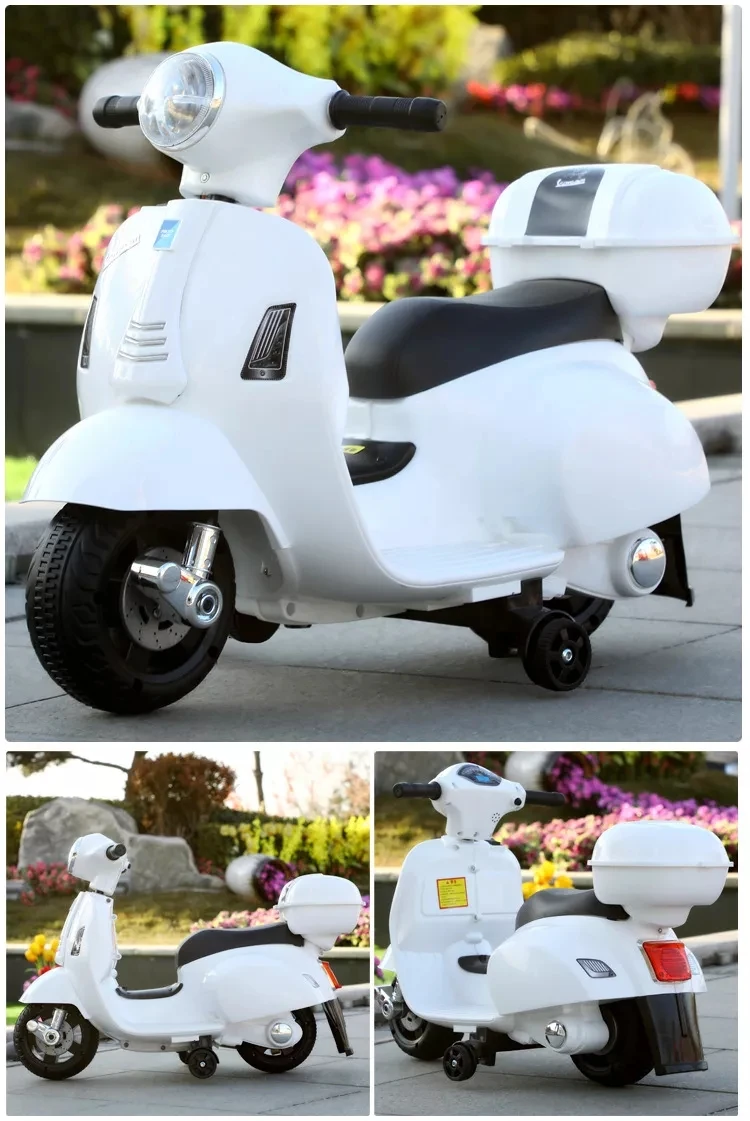 New design of high quality stylish children's toy with music lighting four wheel electric children's motorcycle baby ride on car