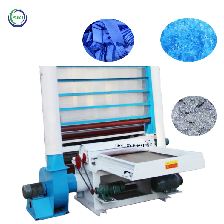 Автоматический открывалка для отходов полиэфирное хлопковое волокно разрывная и рециркуляционная машина оборудование обработки