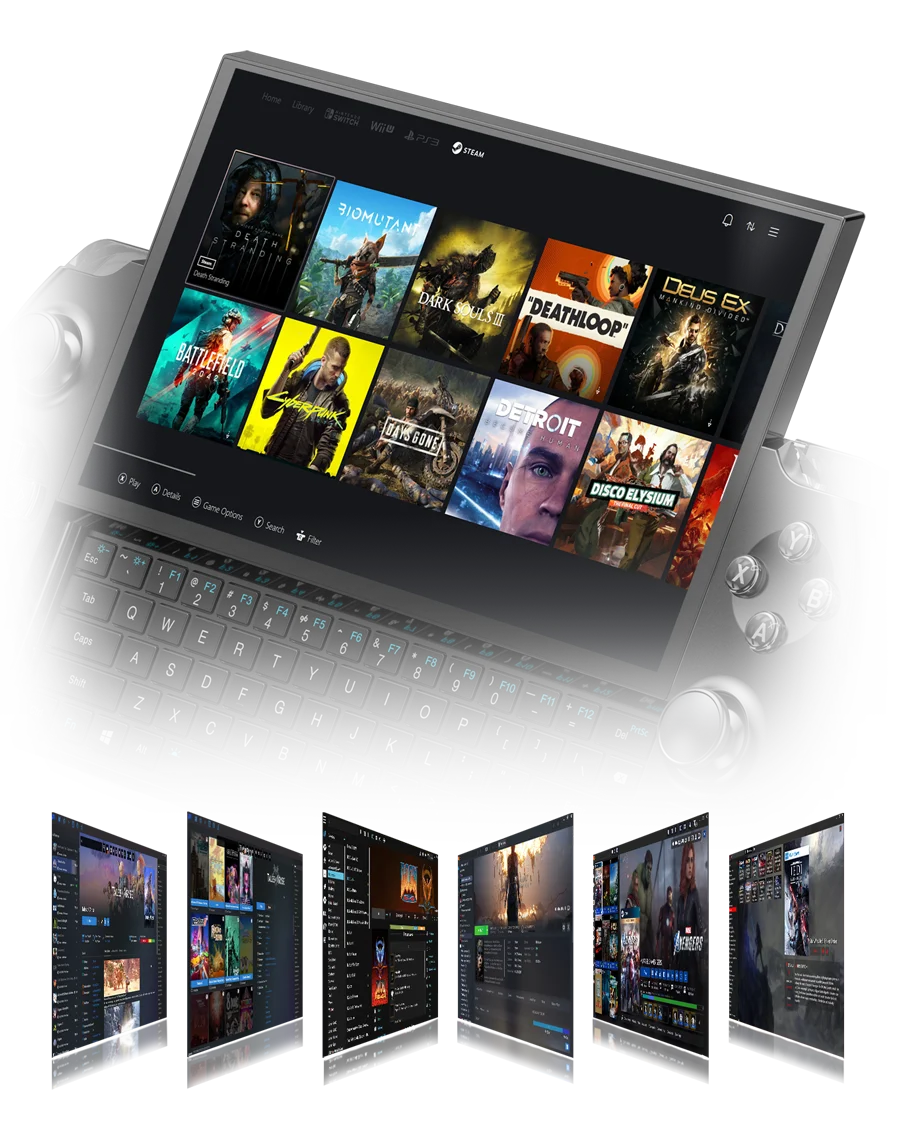 GPD WIN 4 Mini Tablet PC Handheld Game Players PC AMD 7640U Gamer Laptop Gamer Laptop GPD One Netbook