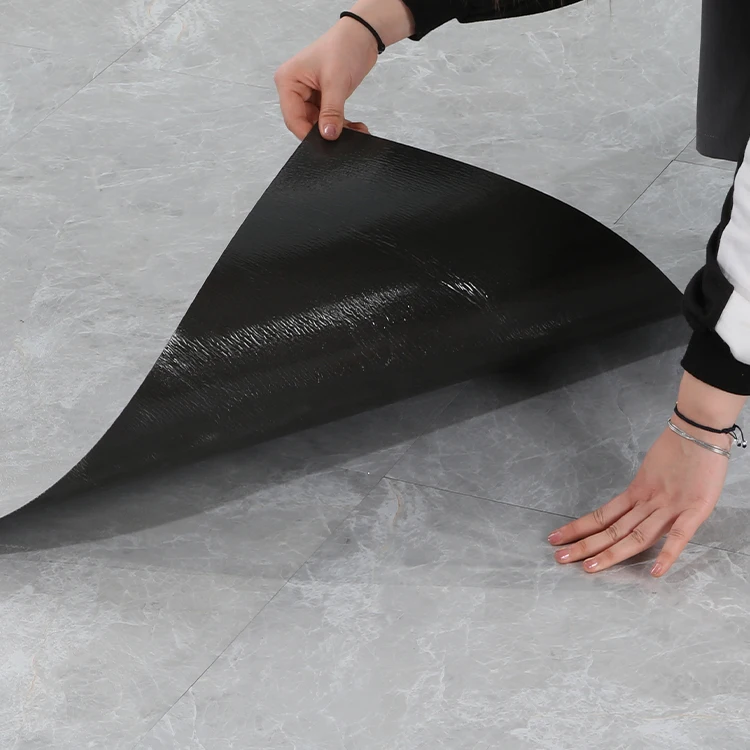 Flooring For Hotels Flake Gray Marbled Dry Lvp Flooring Self Adhesive