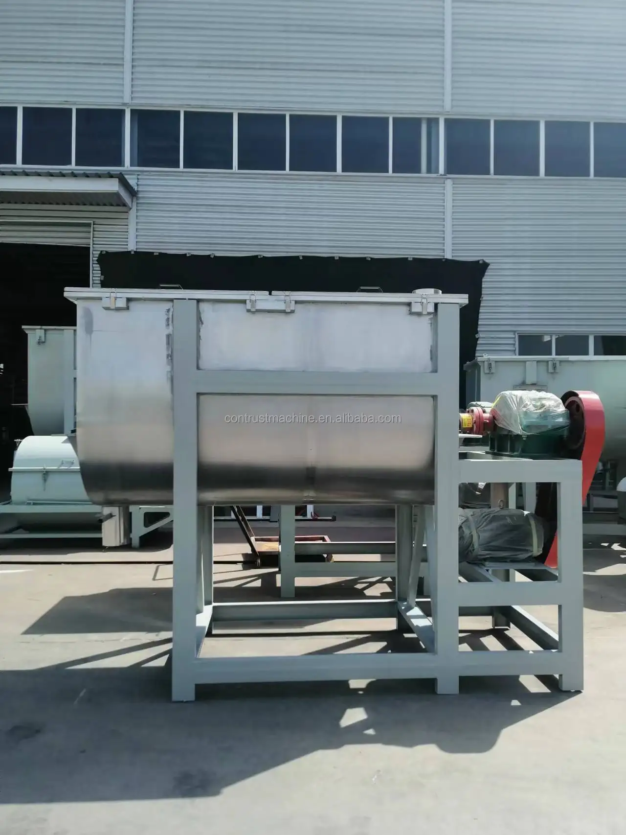 Stainless Steel Ribbon Blender Efficient Powder Mixing