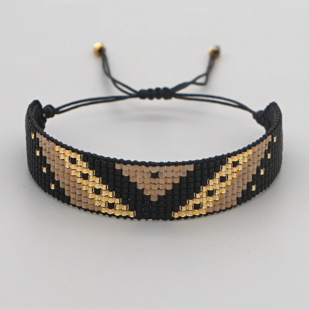 Go2boho Evil Eye Bracelet Handmade Japanese Bead Loom Jewelry Adjustable Miyuki Beaded Bracelets for Women