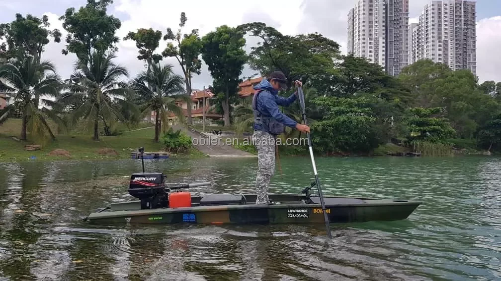 Obl Kayaks Solo Skiff Boats Fishing Canoe/kayak With Electric Motor ...
