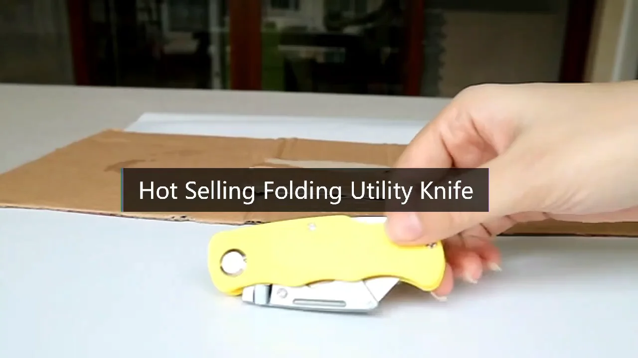 Custom Back Lock Folding Lockback Box Cutter Knives Utility Knife Foldable Aluminum Folding