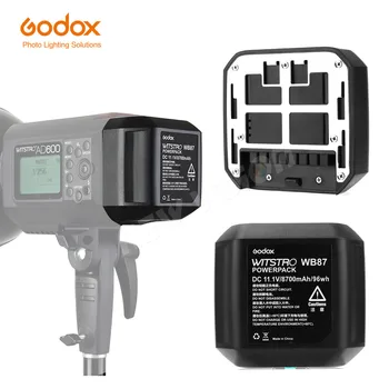 Godox WB87 Battery Pack 11.1V 8700mAh for AD600 AD600BM AD600B SLB60W TTL 2.4G X System All-in-One Powerful Outdoor Flash detail image