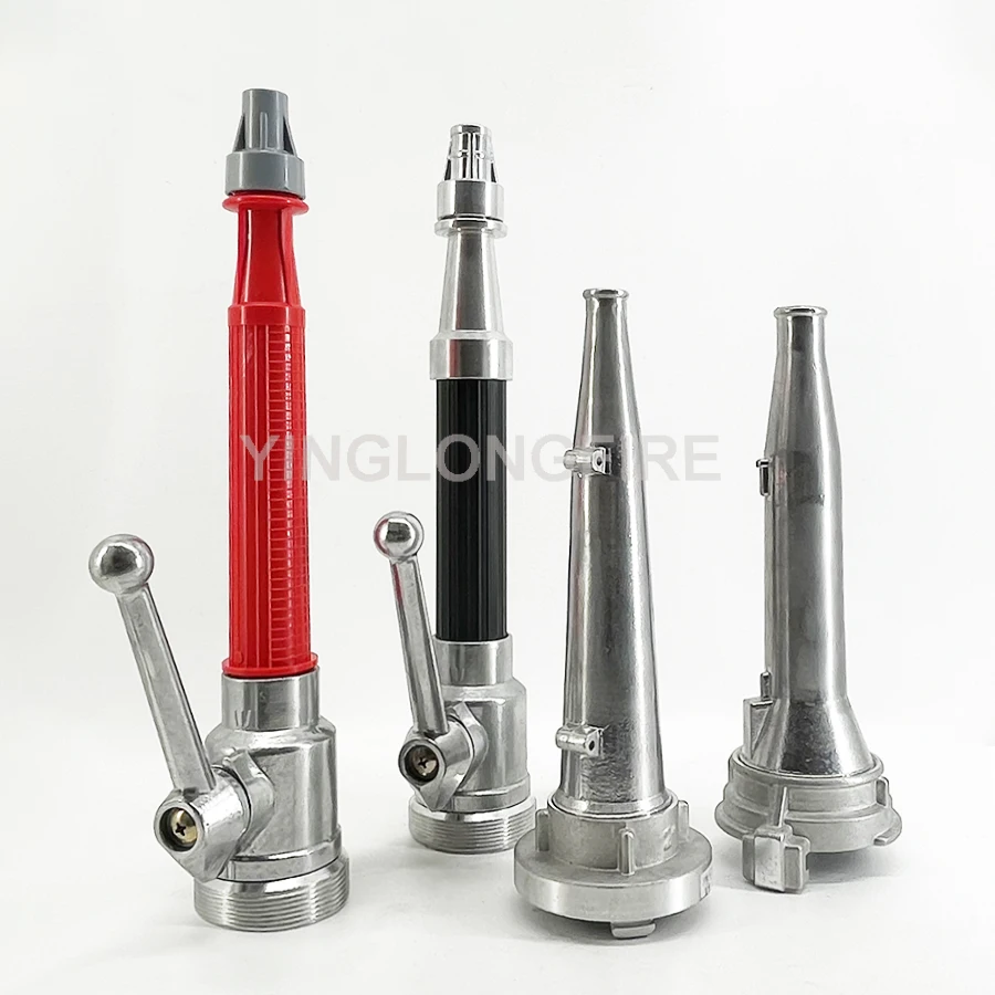 2.5-inch DC-operated Fire Nozzle Fire Hose Nozzle with Lever-operated Switch for Lightweight Fire-fighting Equipment
