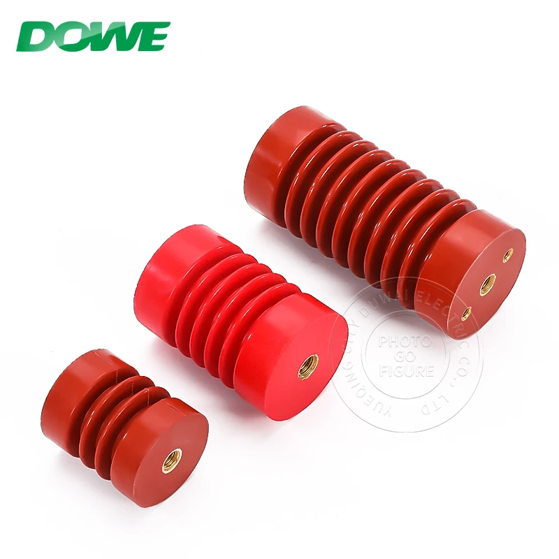 DOWE Epoxy Resin DMC/SMC Material Low Voltage Insulator Busbar Electrical Standoff Isulator for Electric Industry Equipment
