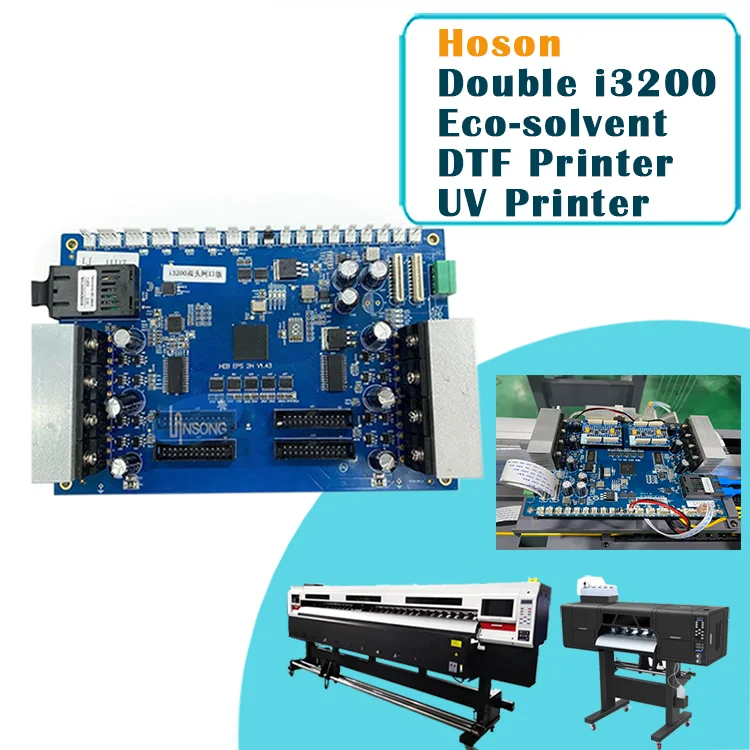 Brand New Double I3200 Heads Hoson Motherboard 2-head I3200 Mainboard for Dtf Eco Solvent Large Format Printers-New 6 Month details