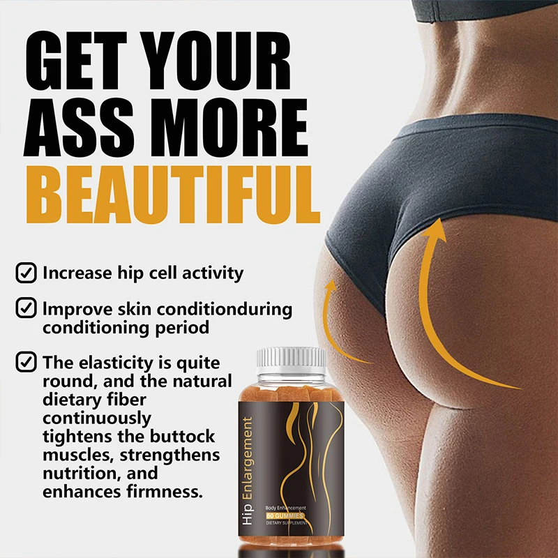 OEM Vitamins for Buttock and Breast Enhancement Gummies for Bigger Hip Booster and Butt Enlargement Lifting Tightening Candy