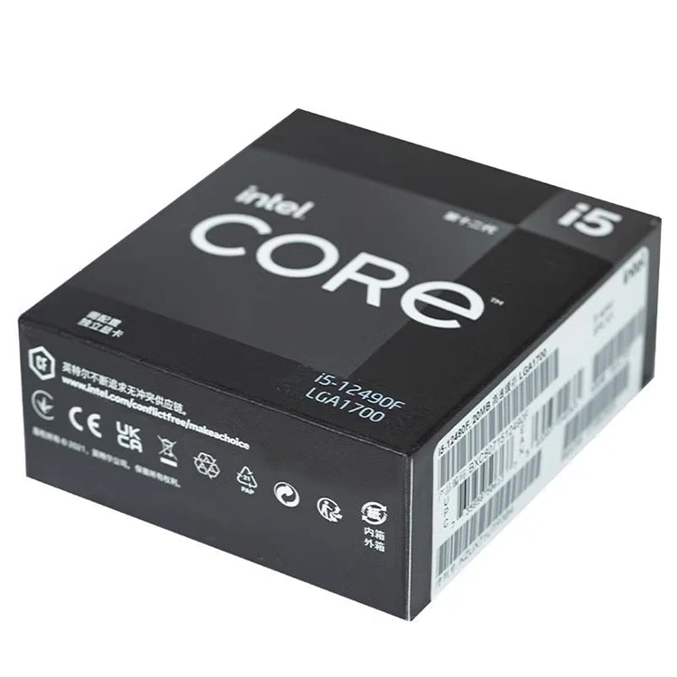 未開封 intel Core i5 12490F   BOX Intel Core I5-12490f Desktop Processor - 6 Cores, 12 Threads
