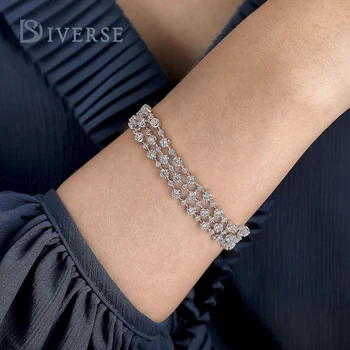 New fashion all diamond bracelet Exquisite luxury Roman crystal bracelet