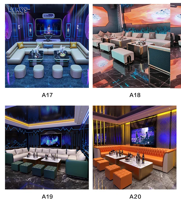 Customized Luxurious Modern Ktv Sofas With Bar Booth,Highend Club