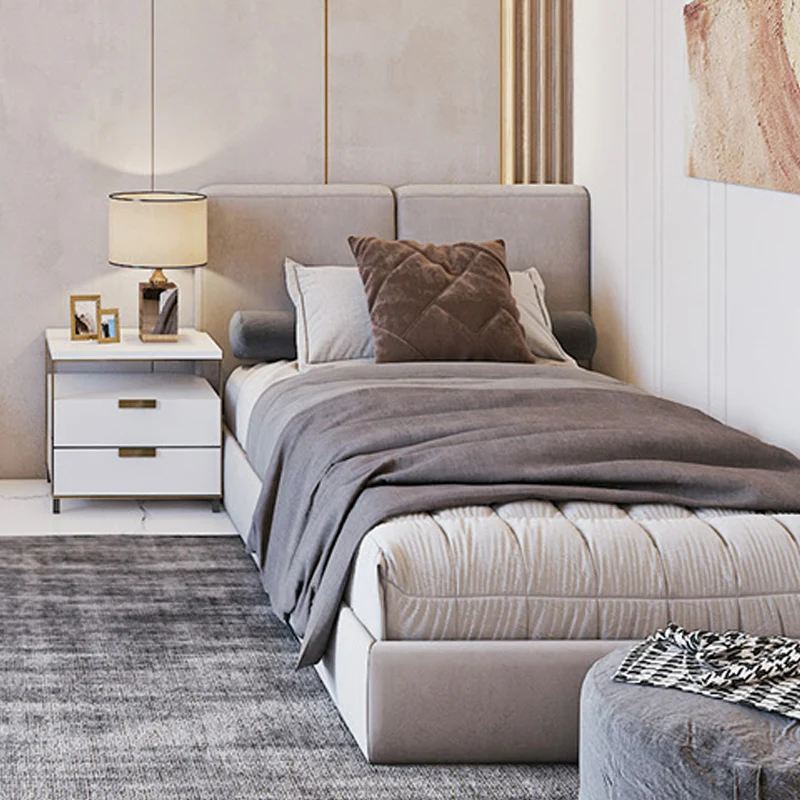 Modern 5 Star Hotel Quality Double Queen King Beds Base And Italian