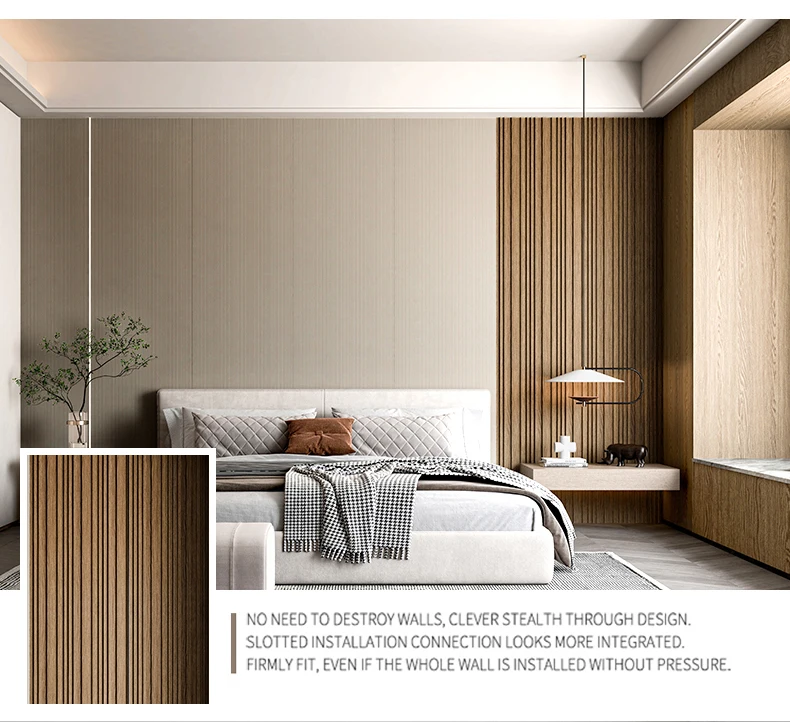 product melinco convave and irregular design new fluted interior wall board multiple pvc coatings indoor wpc hollow great wall panel-12