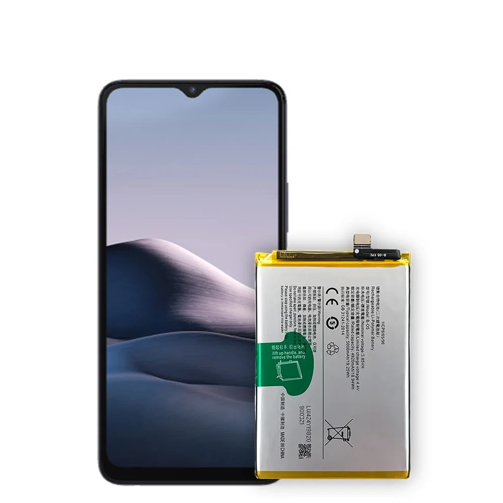 Батарея Для Vivo Y20 Y20i Y20s Y12s B-o5 5000 Мач Перезаряжаемые Батареи -  Buy Rechargeable Batteries, lithium Ion Batteries, cell Phone Battery For  Vivo Product on Alibaba.com