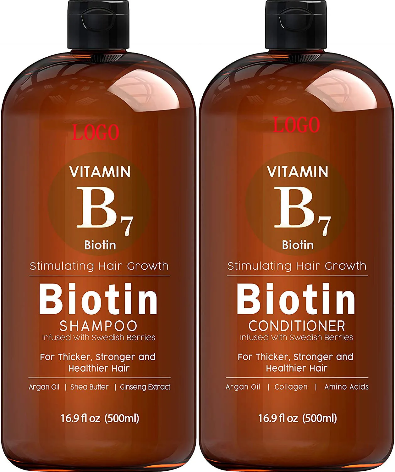 Oem Vitamin B7 Hair Growth Stimulating 500ml Hair Shampoo And ...