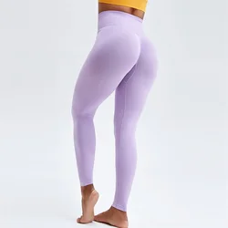 Оптовая продажа бесшовные телесного цвета из нейлона и лайкры штаны для йоги из лайкры, но эффектом \