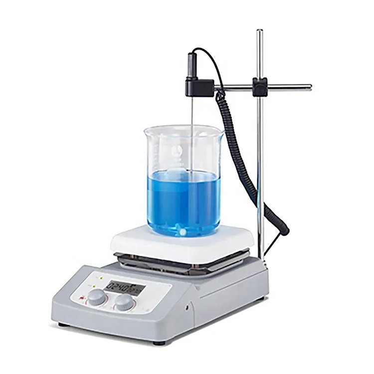 LCD Digital Magnetic Hotplate Stirrer 5L Magnetic Stirrer With Heating ...