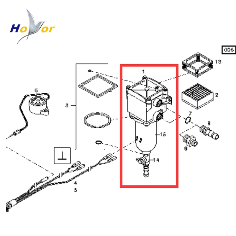 04254437 Diesel Engine Spare Parts - Fuel Prefilter for Deutz 1013