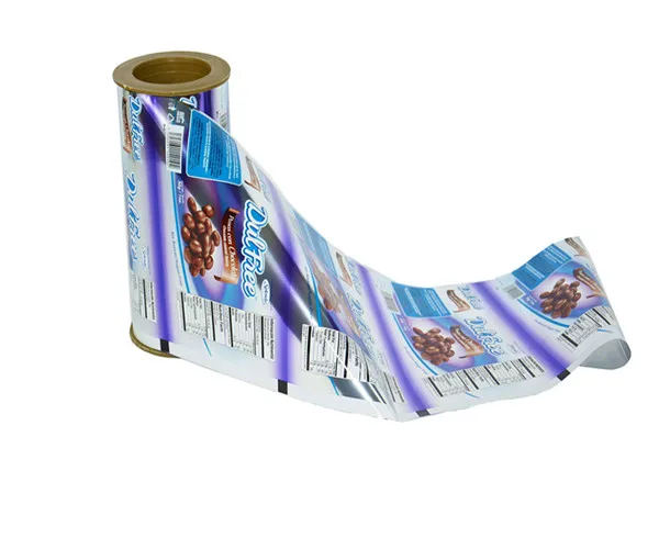 Factory Price Custom Metallized Bopp/cpp Chocolate Wrapper Cookies Biscuit Food Plastic Rolls Film