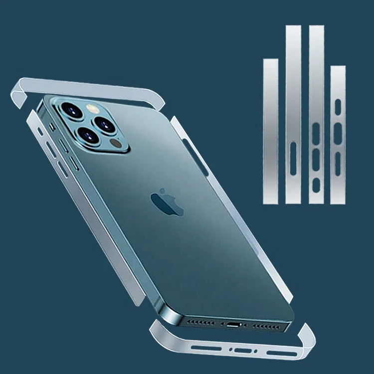 2 Set Adesivo Trasparente Pellicola Laterale Del Telefono Per IPhone 14 - Foto 8