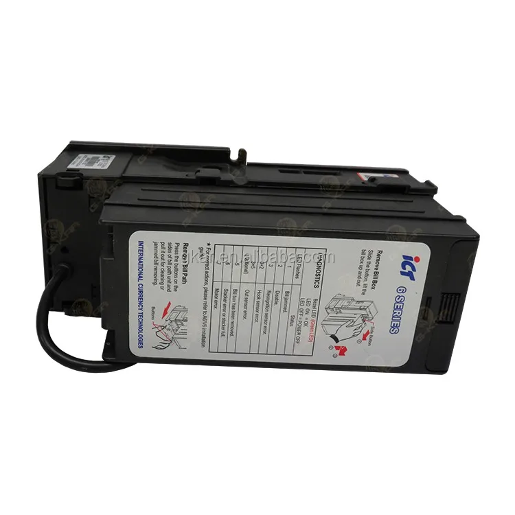 2025 Latest Four Way Insertion ICT S7ER Bill Acceptor With 300/500/800 Notes Capacity for Nudge Game Machine