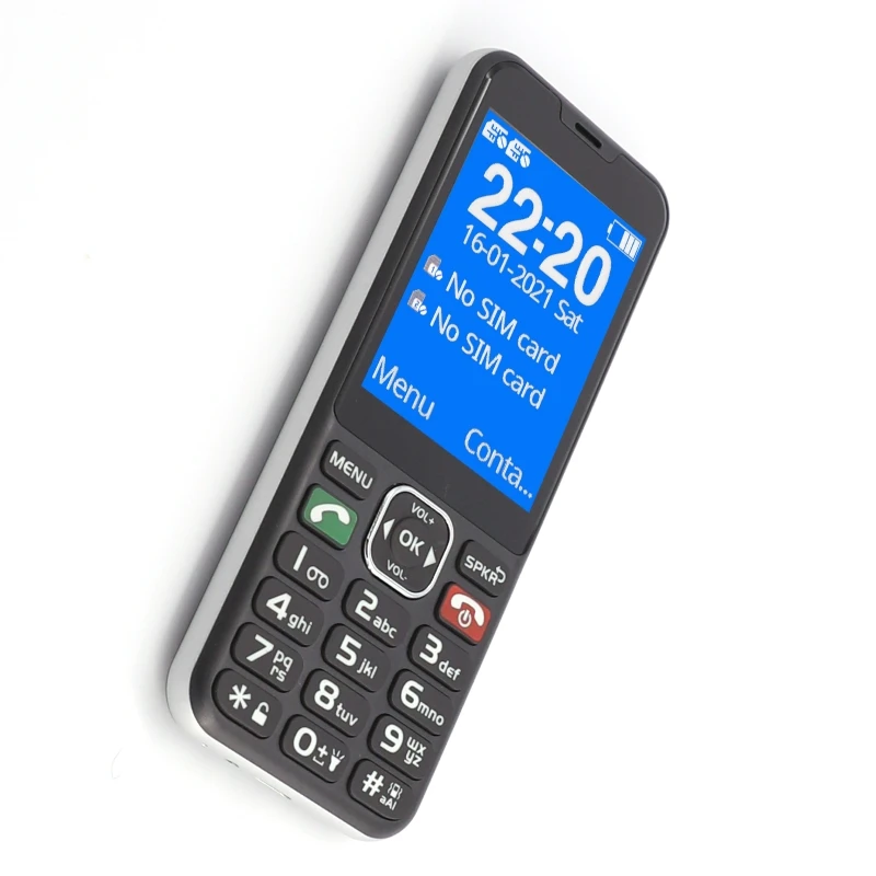 L2801 4G LTE Big Battery Keypad Phone Big Buttons Touch Keypad Phone ...
