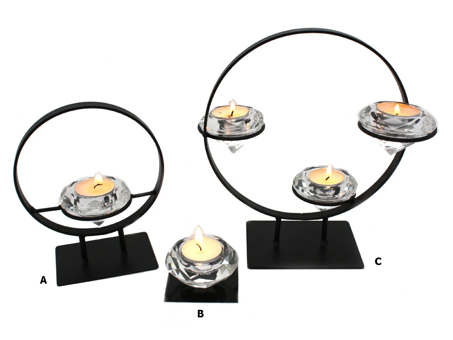 Table Modern Luxury Wedding Votive Gold Decorative Candlesticks Stand