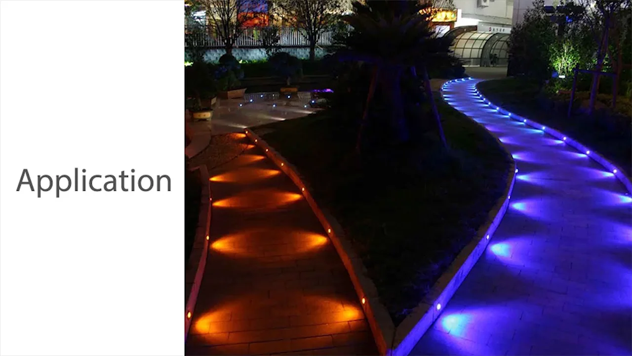 Led Recessed Concrete Lights Inground Lighting Waterproof Underground