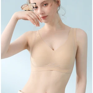 Lightweight and Supportive Wireless T-shirt Bra With a Seamless Design, Perfect for Ladies Seeking Full Coverage