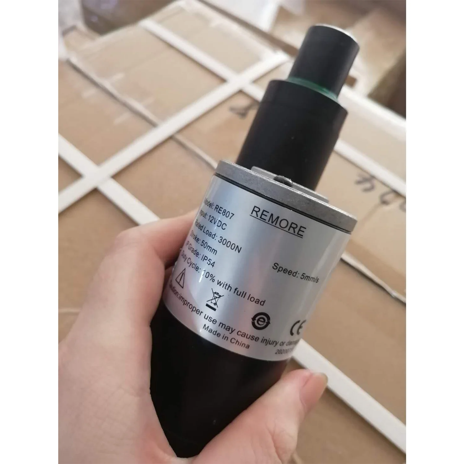 350KG 3500N Synchronized Linear Actuators Mini Electric Piston Dc 12v High Speed Mini Linear Actuator for Adjustable Bed
