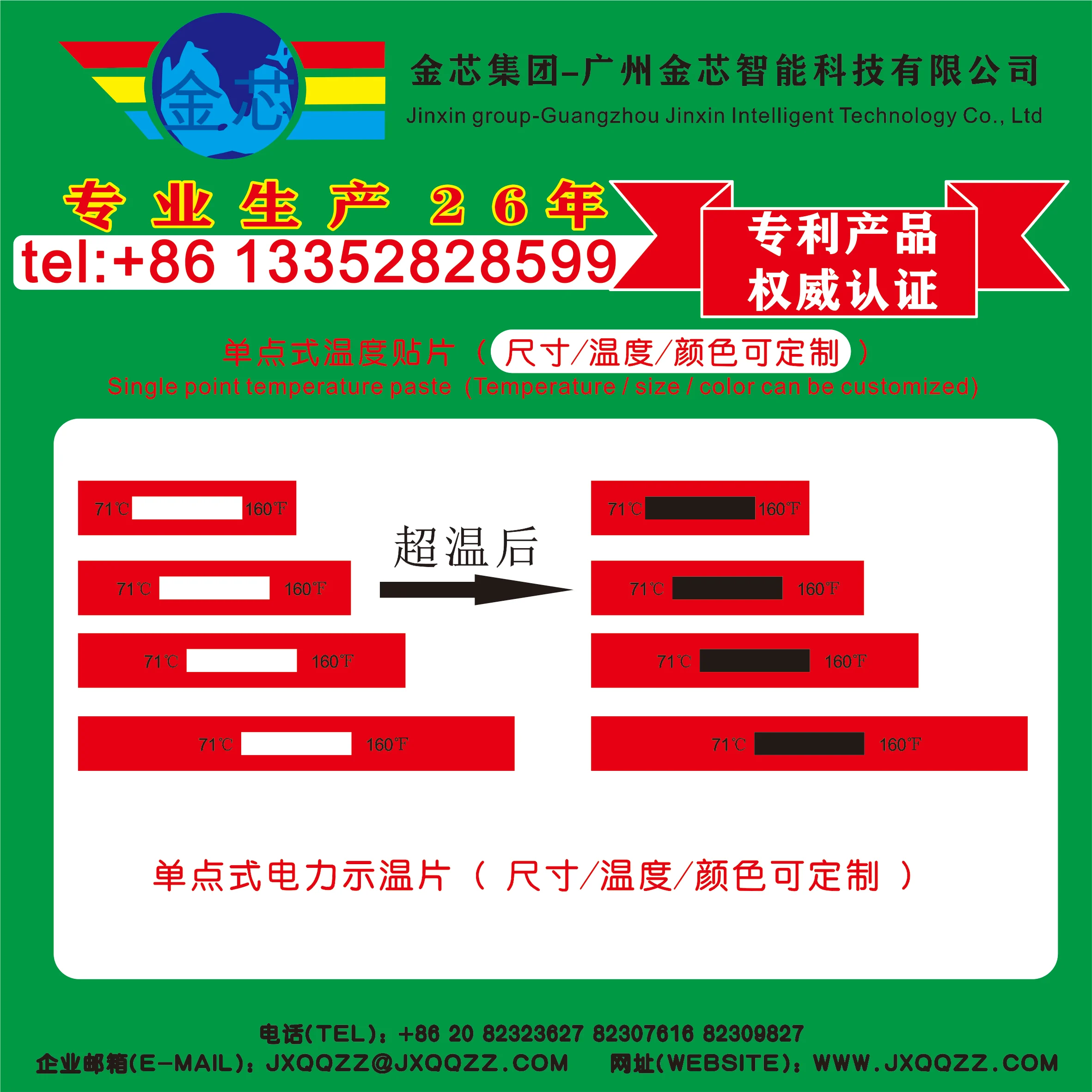 Temperature Sensing Color Change Stickers Changing High Heat Resistant ...