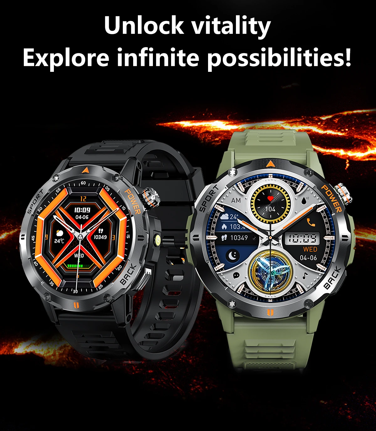 If you are searching for a supplier of a product with perfect quality control and highly competitive prices, which gives you an advantage in expanding your local market, then contact us now! Competitive suppliers of YK06 Outdoor Sports Smart Watch 2026 Heart Rate Monitor Fitness Tracker Flashlight Compass BT Call Smart Watch for Men